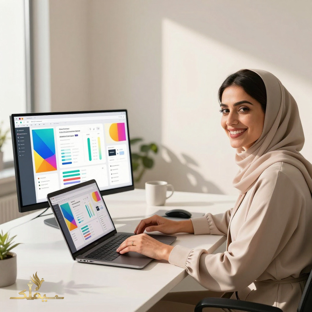 تصویر داشبورد CRM برای مشاور املاک در شیراز در حال مدیریت روابط با مشتریان
