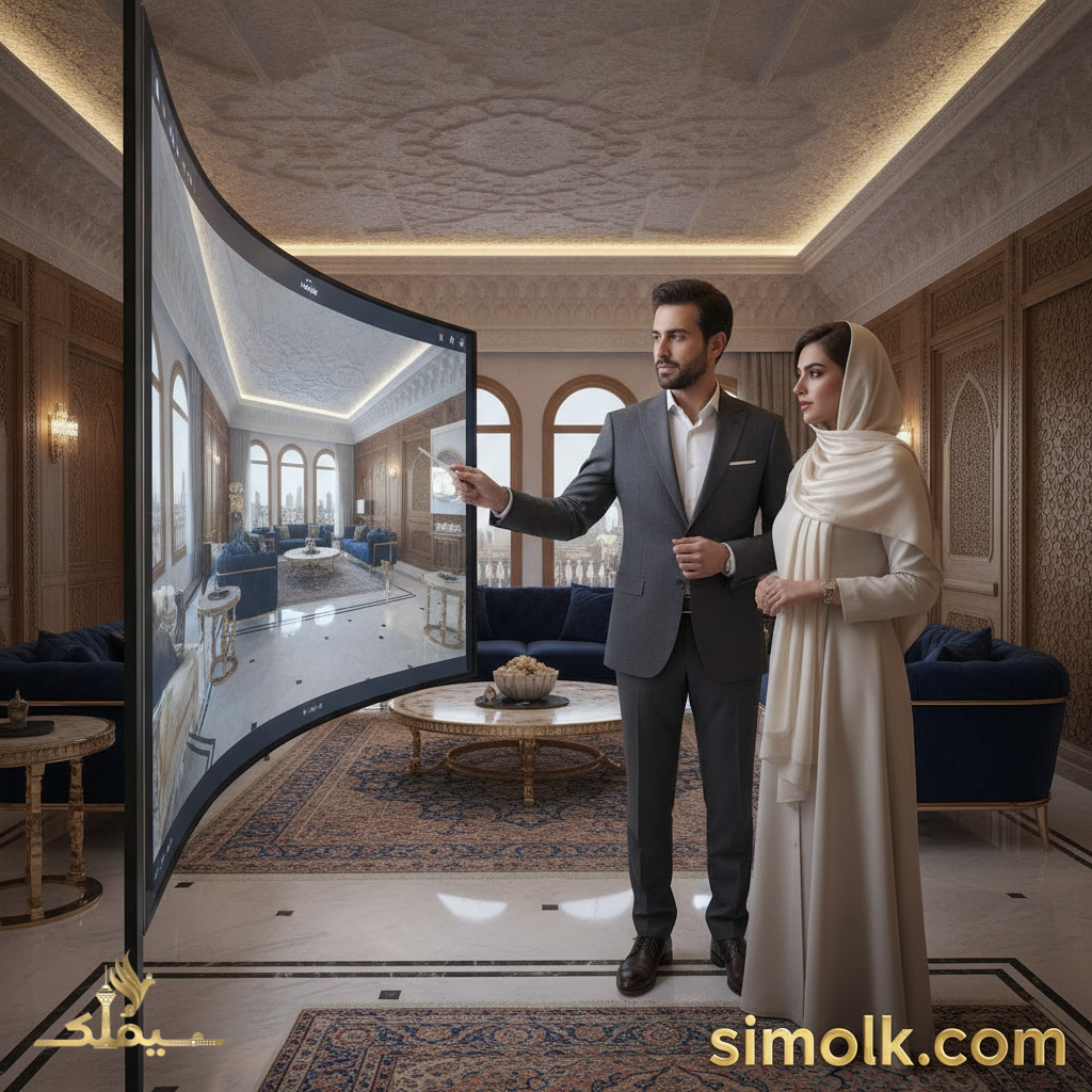 تور مجازی ۳۶۰ درجه در هلدینگ املاک سیملک
