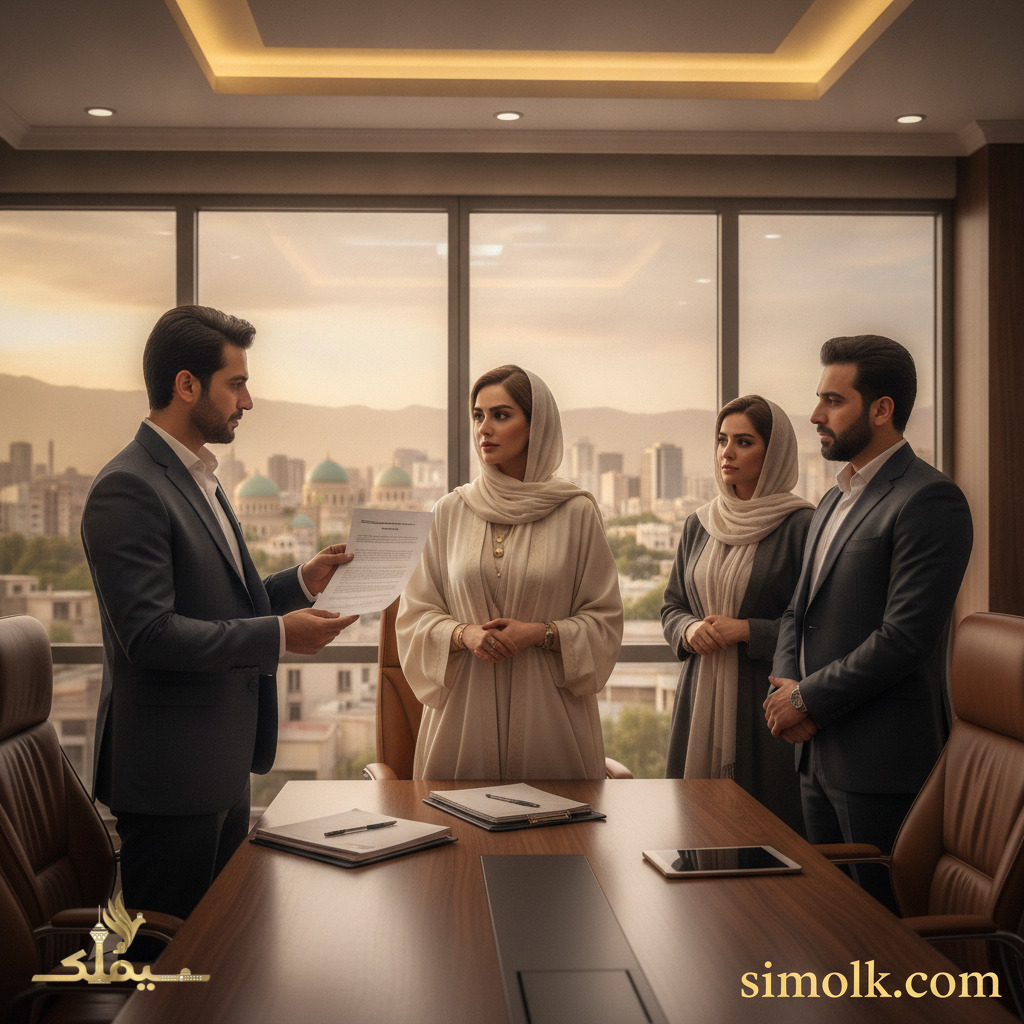 وکلای پایه یک دادگستری در اتاق قرارداد هلدینگ‌های املاک