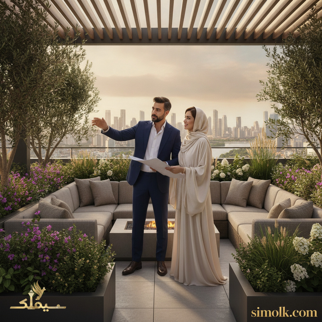 هزینه طراحی روف گاردن