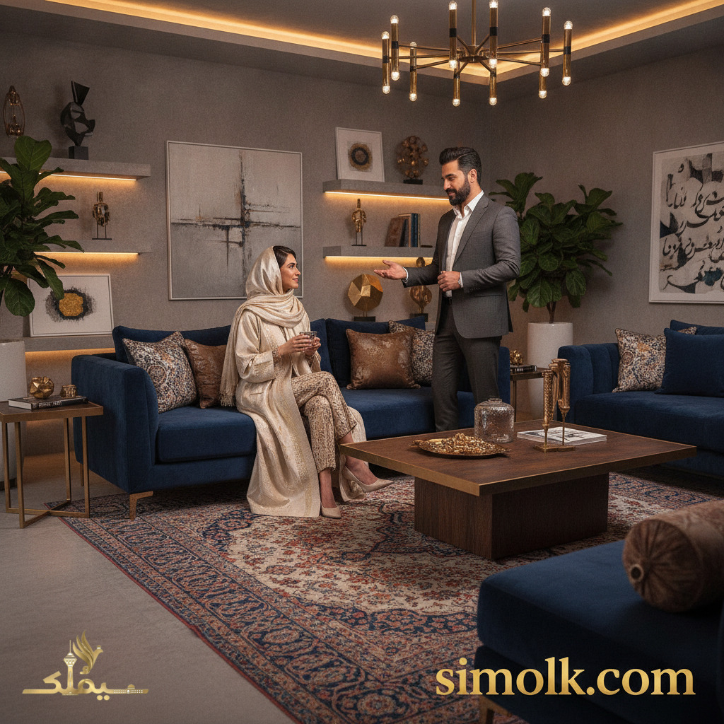طراحی دکوراسیون پذیرایی