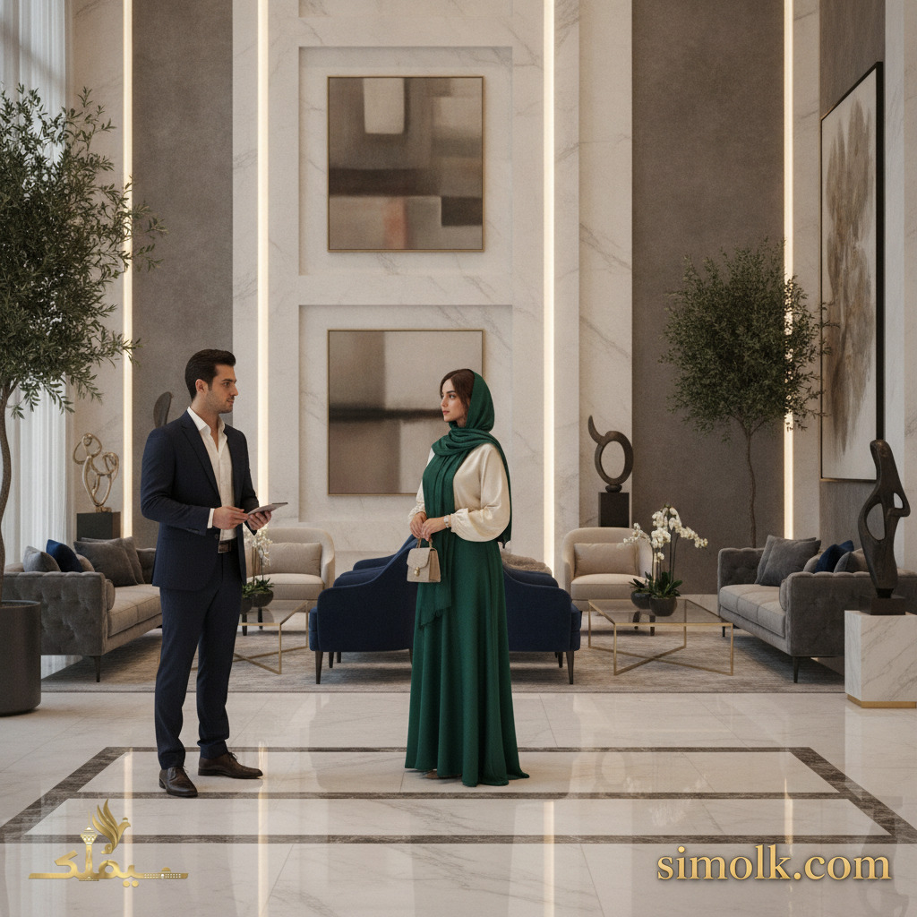 طراحی لابی ساختمان