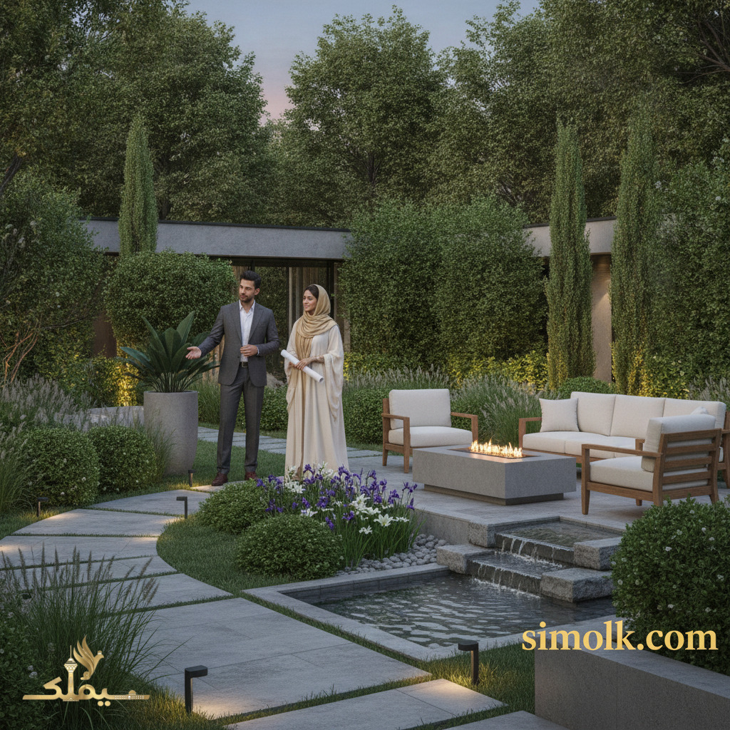 محوطه سازی ویلا