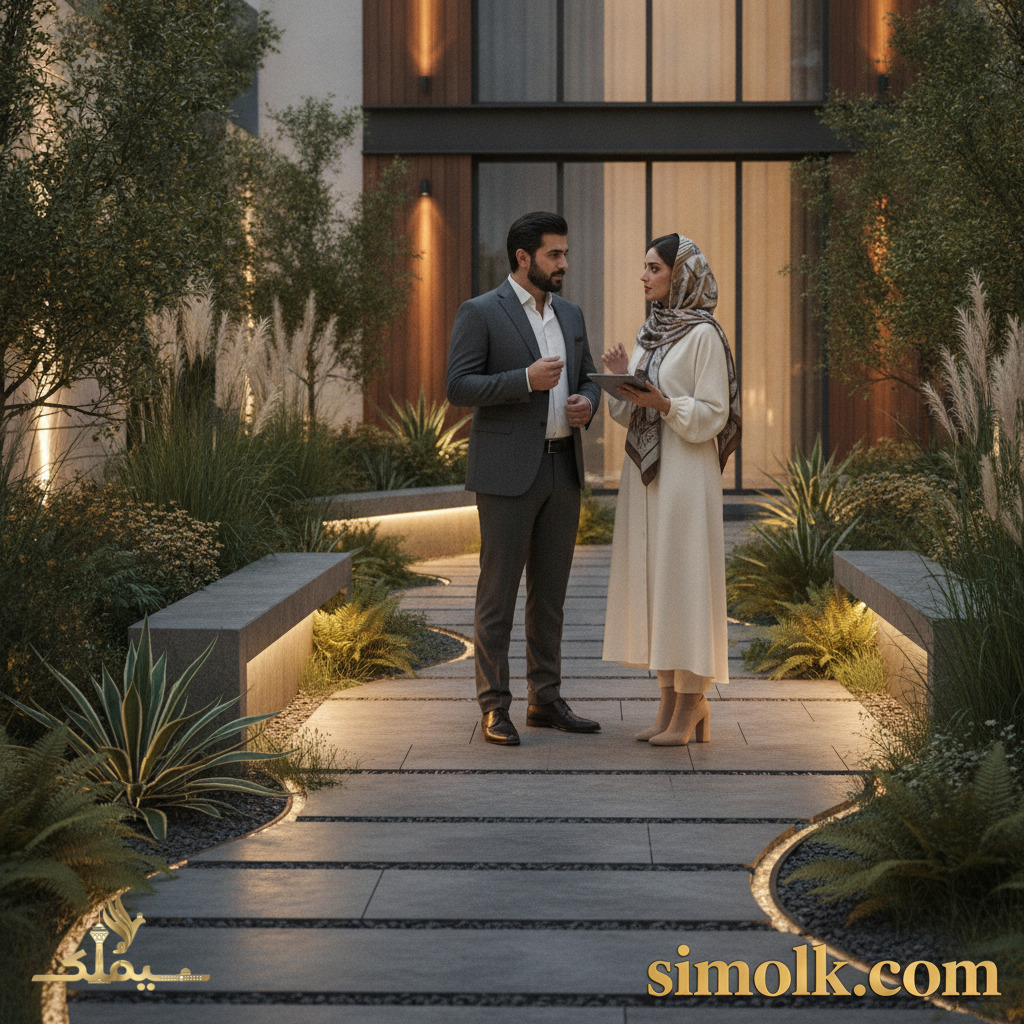 نورپردازی محوطه