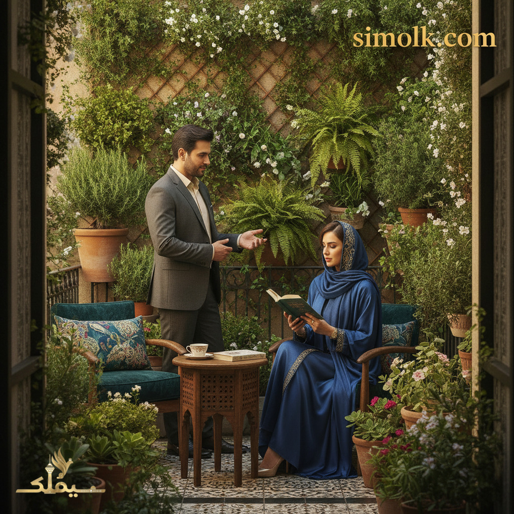 طراحی بالکن و تراس کوچک