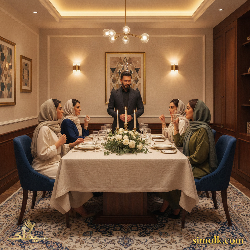 طراحی دکوراسیون ناهارخوری