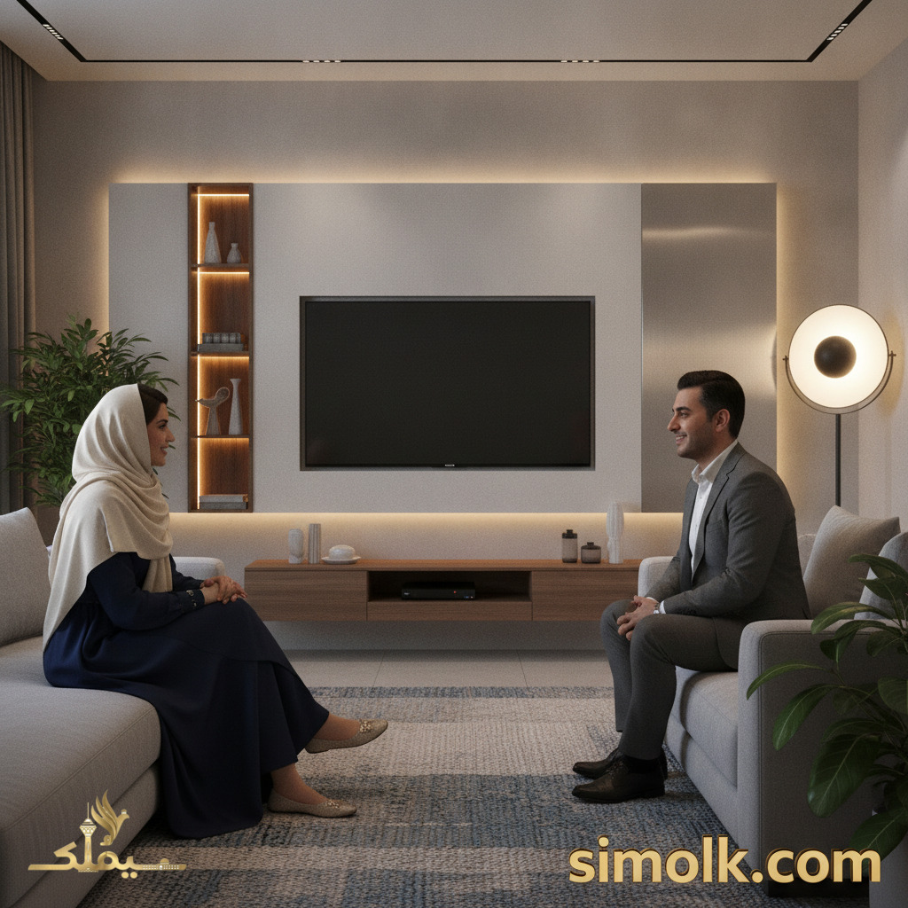 طراحی تی وی وال