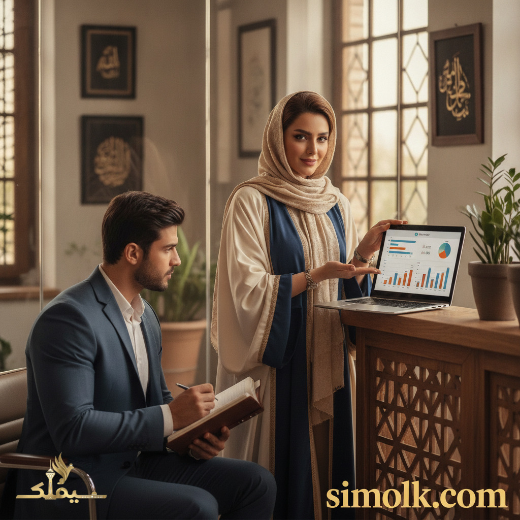 داشبورد KPI مشاور املاک