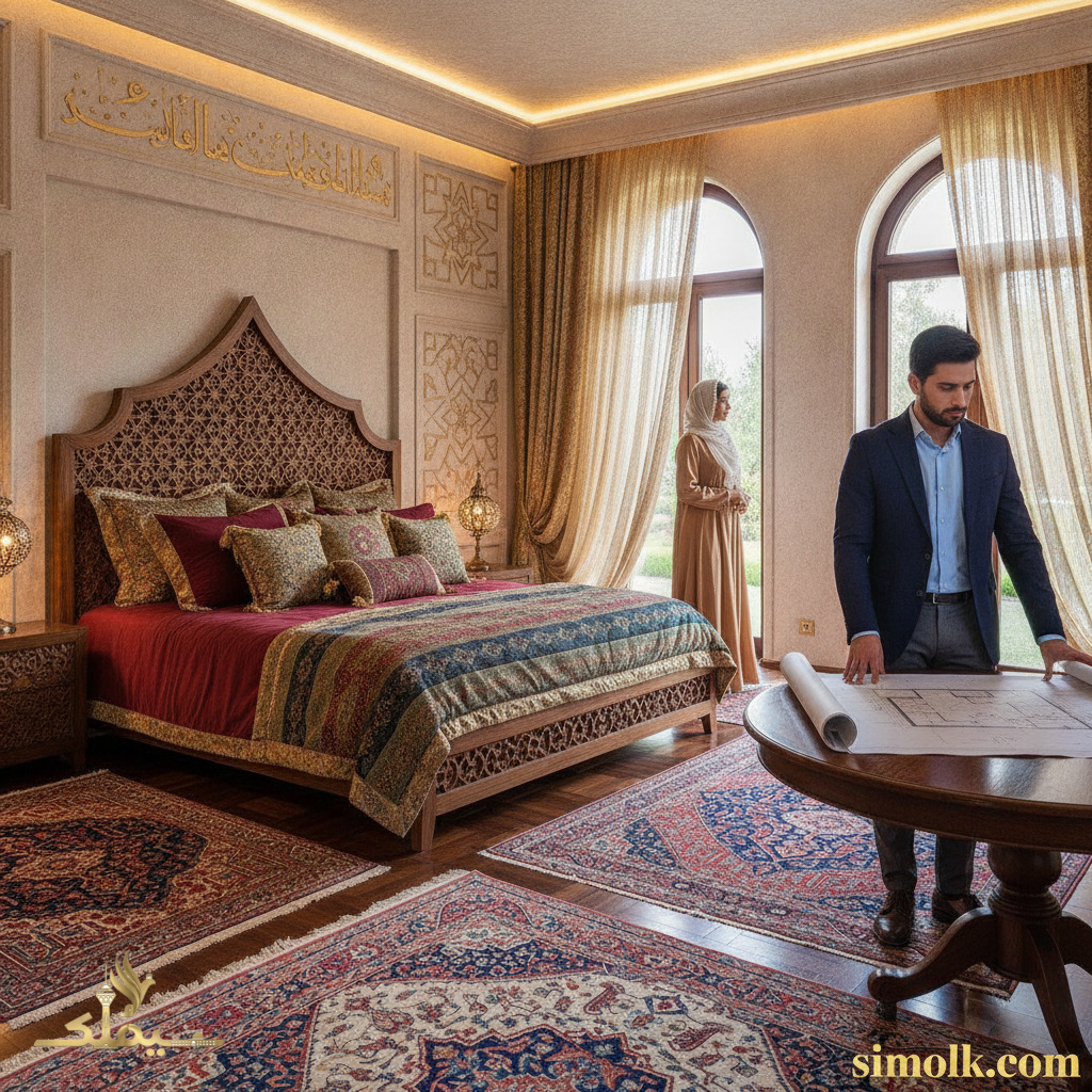 طراحی دکوراسیون اتاق خواب مستر