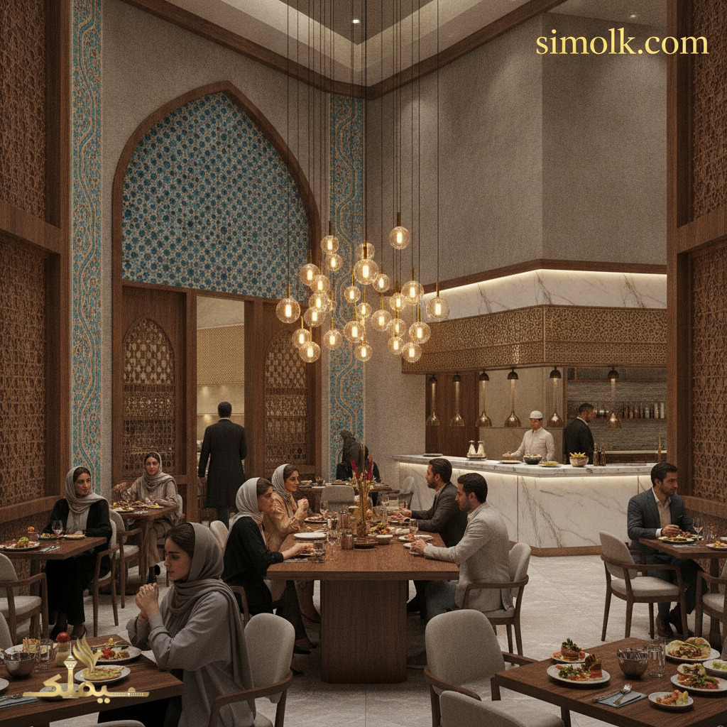 طراحی دکوراسیون رستوران