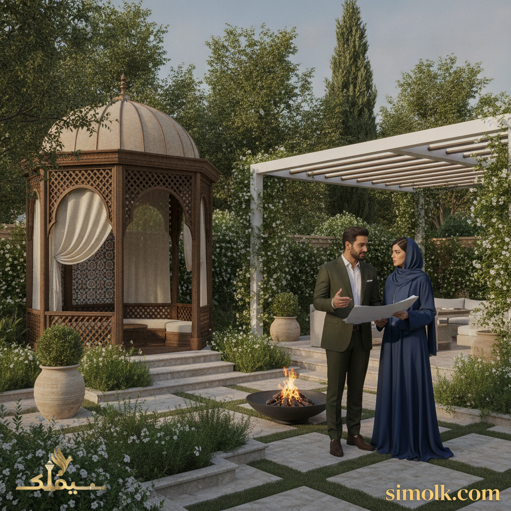 طراحی آلاچیق و پرگولا