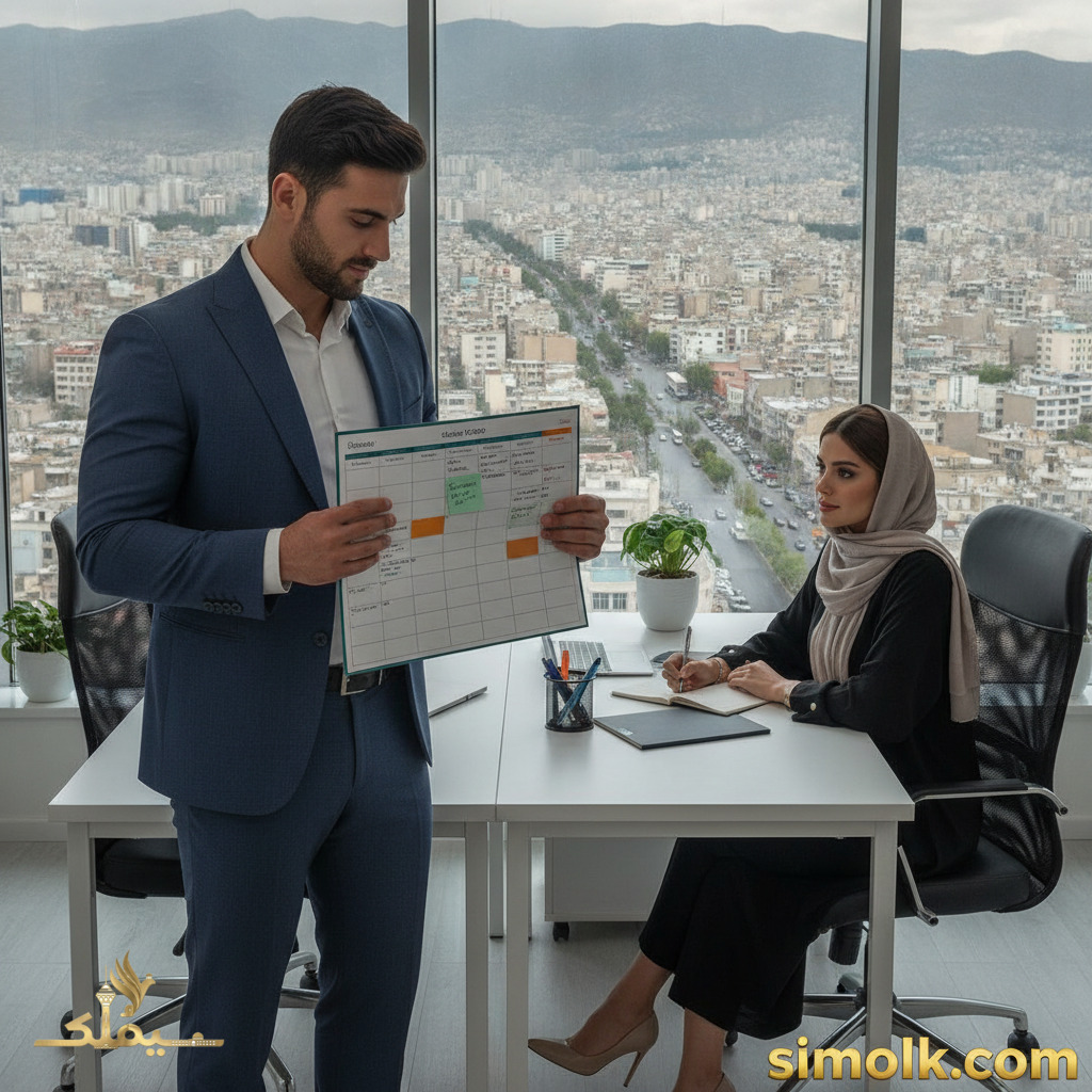 طراحی جریان کار روزانه مشاور