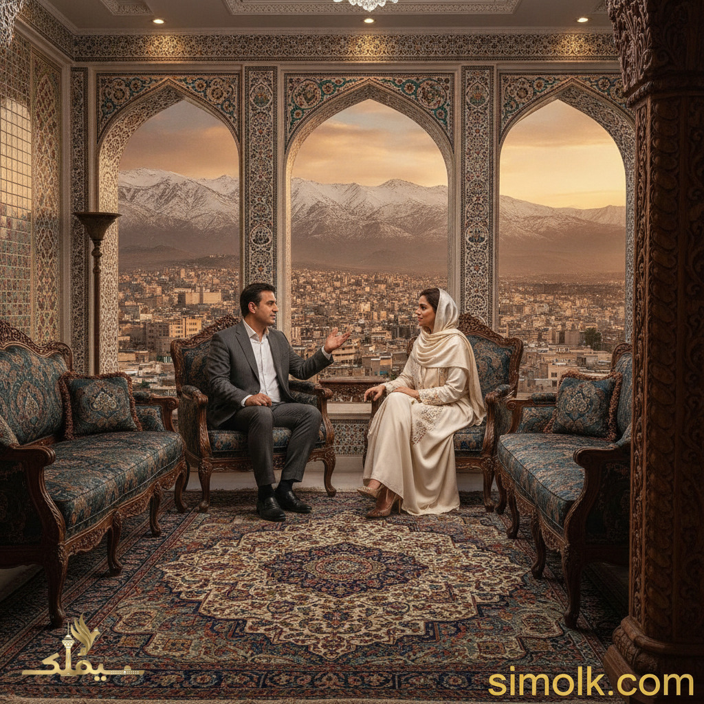 طراحی دکوراسیون داخلی لوکس در شمال شیراز